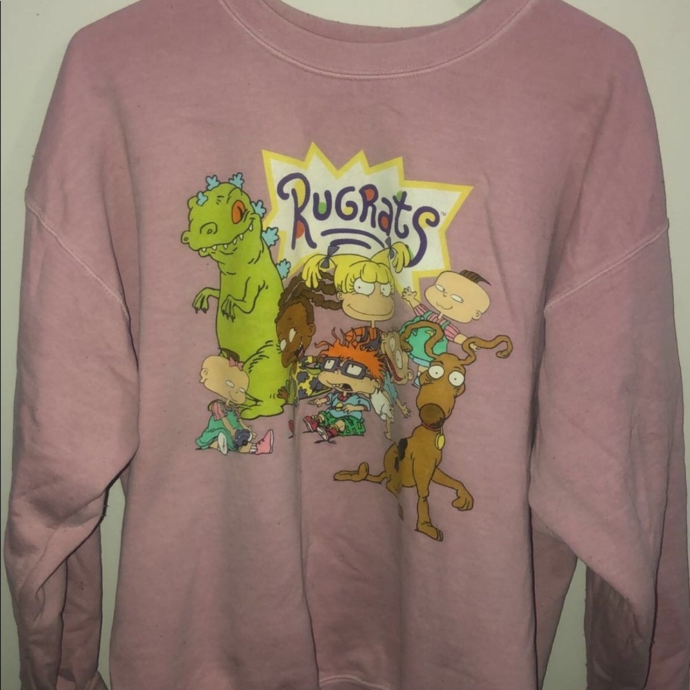 Pink rugrats sweater.